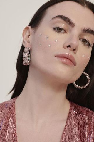 HVN + Jupiter Crystal Hoop Earrings