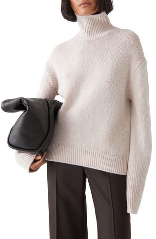 & Other Stories + Wool & Cashmere Blend Turtleneck Sweater