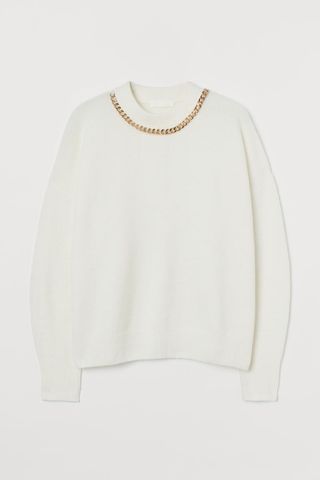 H&M + Chain-Detail Sweater
