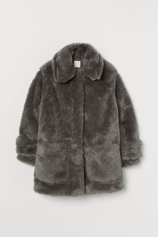 H&M + Faux Fur Jacket