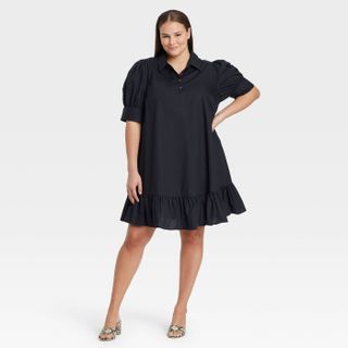 Who What Wear x Target + Puff Elbow Sleeve Dress