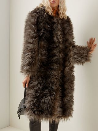 Prada + Faux Fur Coat