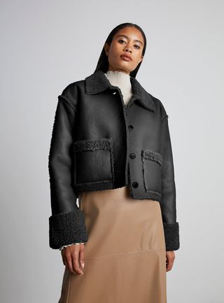 Who What Wear Collection + Billy Faux-Shearling Jacket