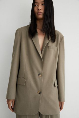 Warehouse + Relaxed Oversized Blazer