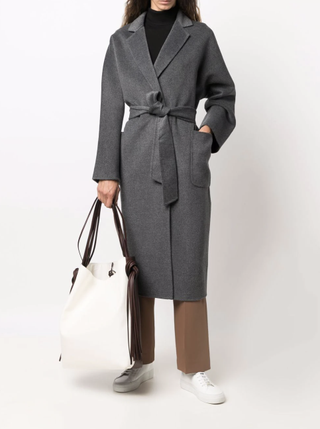 12 Storeez + Belted Wool-Cashmere Coat