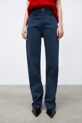 Zara + Z1975 High Rise Full Length Jeans