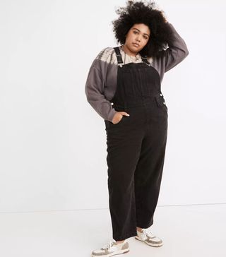 Madewell + Straight-Leg Overalls in Lunar Wash