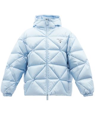 Prada + Hooded Quilted Down Re-Nylon Jacket