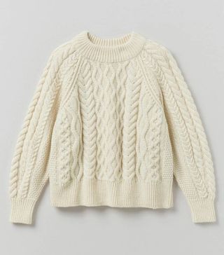 Toast + Aran Wool Sweater