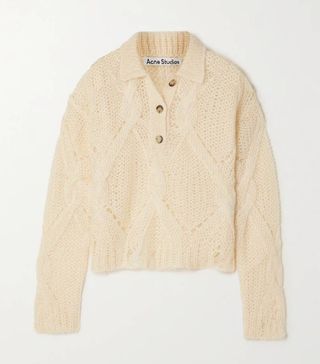 ACNE Studios + Cable Knit Sweater