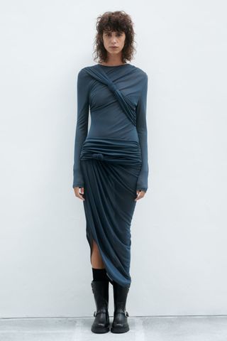 ZW Collection + Knotted Asymmetric Dress