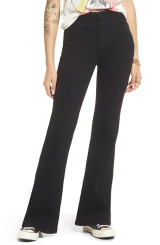 BP + Stretch High Waist Flare Jeans