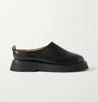 Wandler + Rosa Leather Slippers