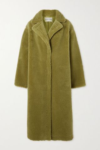Stand Studio + Maria Oversized Faux Shearling Coat
