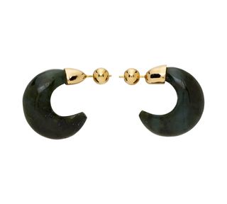 Sophie Buhai + Jade Donut Hoop Earrings