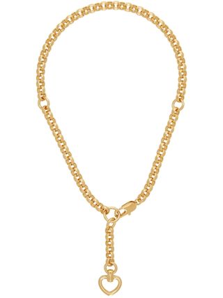 Laura Lombardi + Gold Rina Heart Pendant Necklace