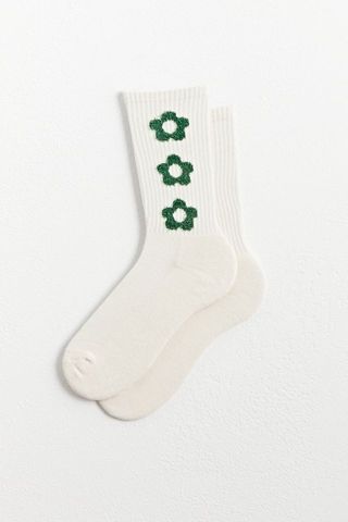 Urban Outfitters + Repeat Flower Crew Sock