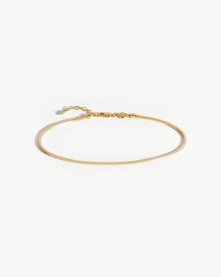 Missoma + Lucy Williams Square Snake Chain Anklet