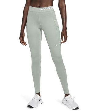 Nike + Pro Therma-Fit Mid Rise Pocket Leggings