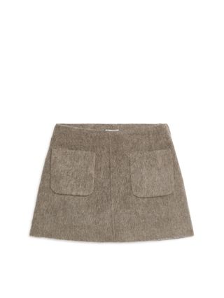 Arket + Wool Mini Skirt