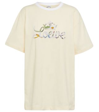 Loewe + Logo Appliqué Cotton Jersey T-Shirt