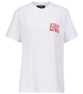 Stella McCartney x Ed Curtis + Logo Embroidered T-Shirt