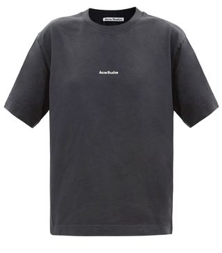 Acne Studios + Logo-Print Cotton Jersey T-Shirt