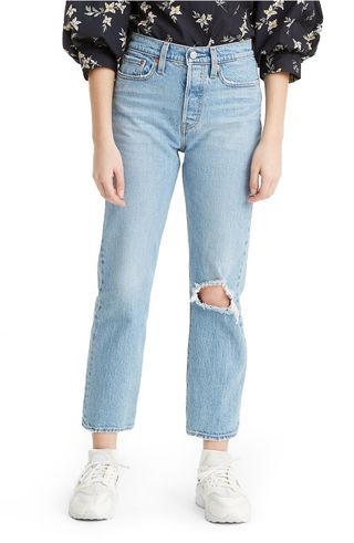 Levi's + Wedgie Ripped High Waist Jeans