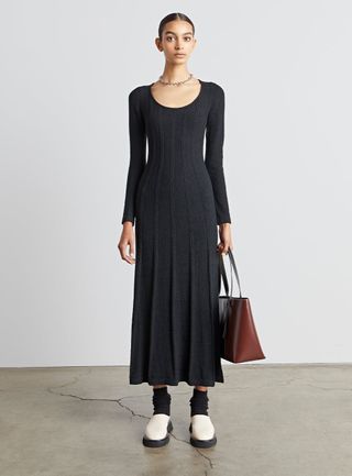 Who What Wear Collection + Evelyne Seamed Midi Dress