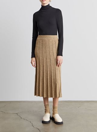 Who What Wear Collection + Katherine Seamed Midi Skirt
