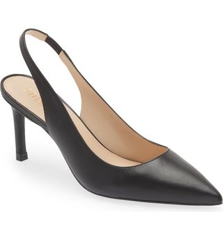 Stuart Weitzman + Linsi Pointed Toe Slingback Pump