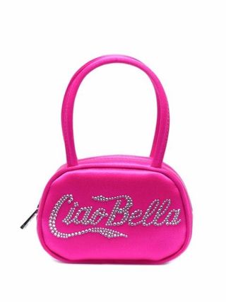 Amina Muaddi + Ciao Bella Crystal-Embellished Mini Bag