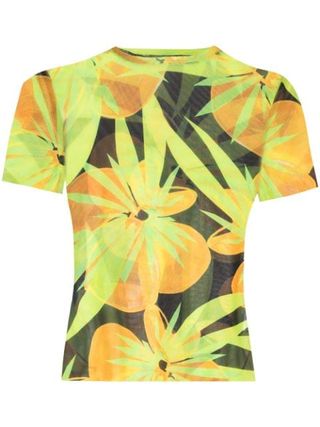 Louisa Ballou + Sublime Flower Mesh T-Shirt