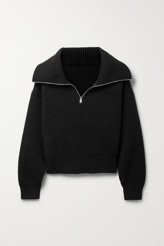 Alaïa + Ribbed Wool and Cashmere-Blend Sweater
