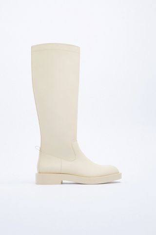 Zara + Rubberized Boots