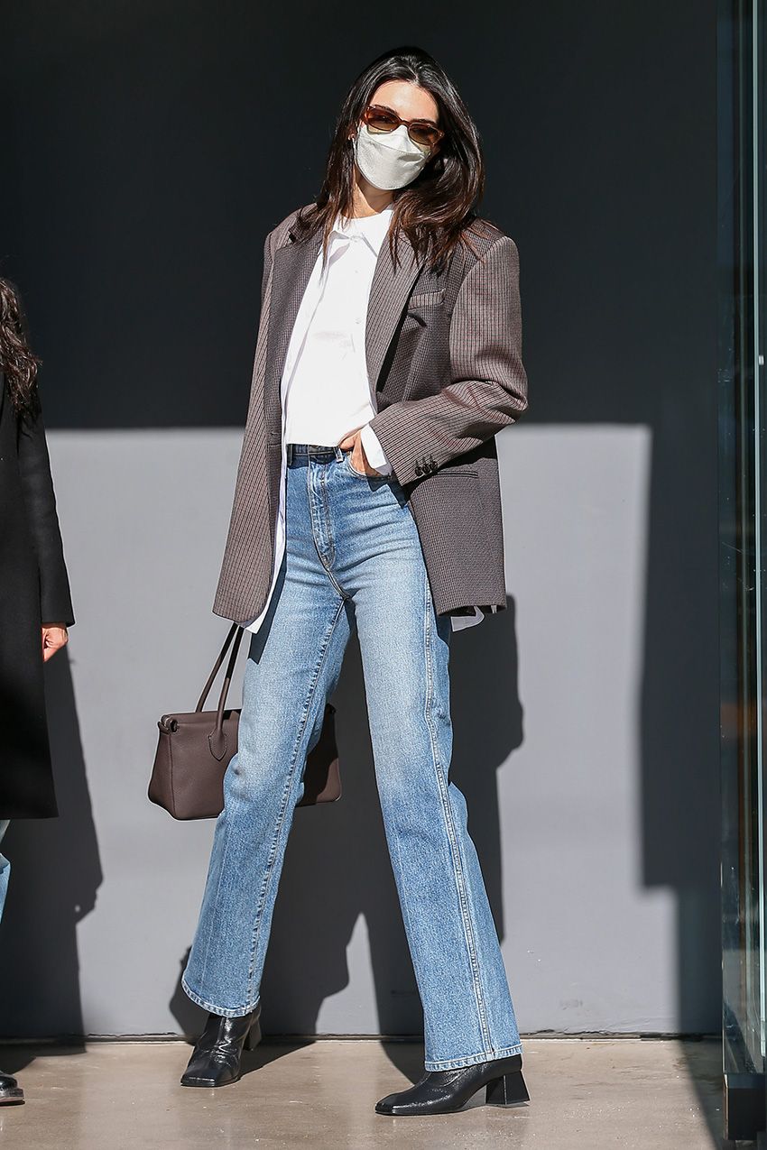 Kendall Jenner Wore a Timeless Blazer-and-Jeans Outfit | Who What Wear