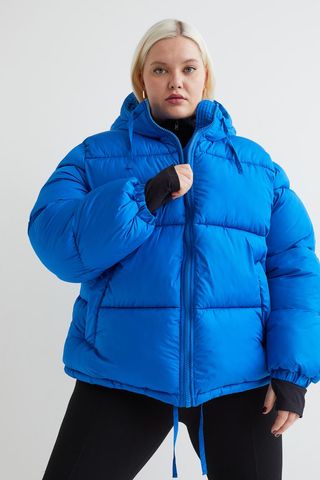 H&M + H&M+ Hooded Puffer Jacket