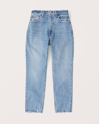 Abercrombie & Fitch + Curve Love High Rise Mom Jeans