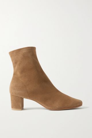 BY FAR + Sofia Suede Ankle Boots