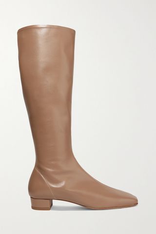 BY FAR + Edie Leather Knee Boots