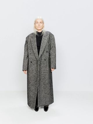 Raey + Exaggerated Shoulder Wool-Blend Tux Coat