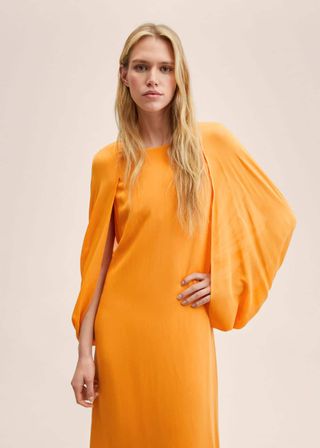Mango + Draped Detail Dress