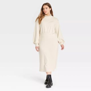 Who What Wear x Target + Bishop Long Sleeve Dress