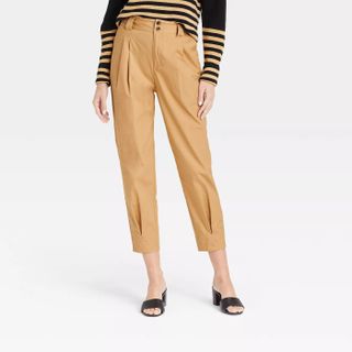 Who What Wear x Target + Mid-Rise Ankle Length Trousers