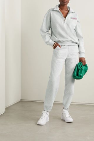 Sporty & Rich + Printed Cotton-Blend Jersey Sweatshirt