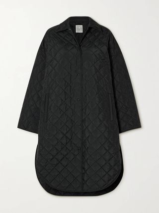 Toteme + + Net Sustain Oversized Quilted Recycled Shell Coat