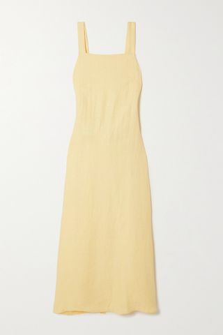 Bondi Born + Mustique Linen Midi Dress