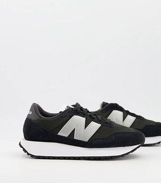 New Balance + 237 Sneakers in Black