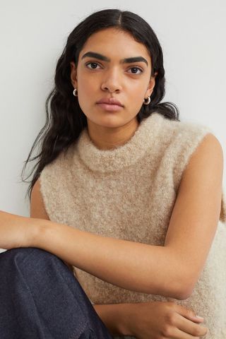 H&M + Mohair-Blend Sweater Vest