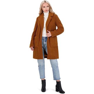 French Connection + Teddy Faux Shearling Coat